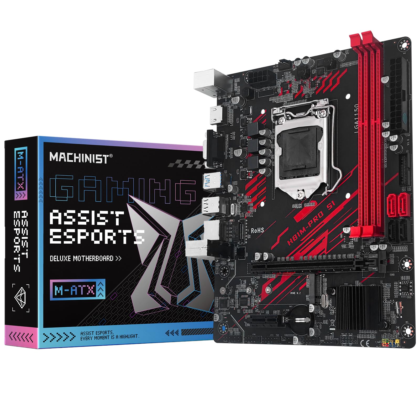 H81 Motherboard 4th Gen LGA1150 – Tested Used / Refurbished - Image 3