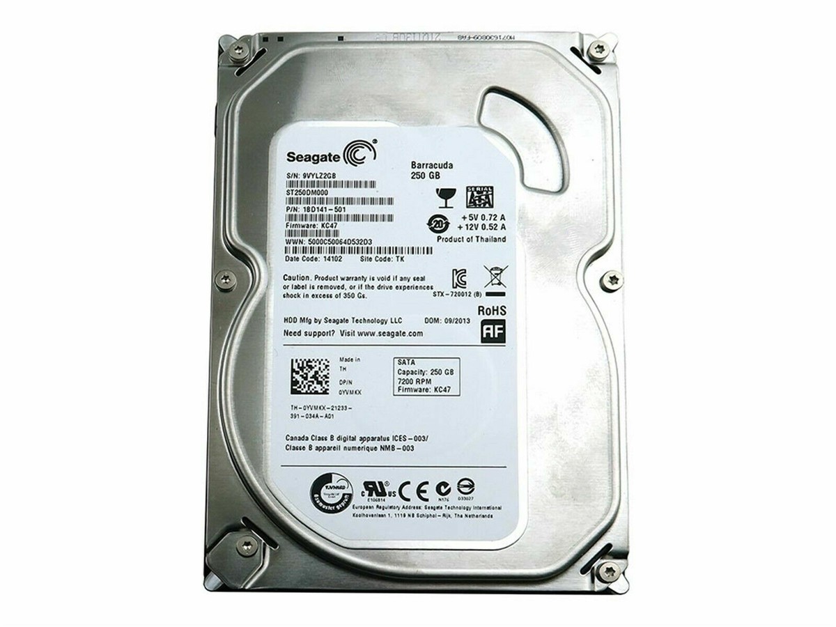 250GB Desktop Hard Disk SATA – Tested Used