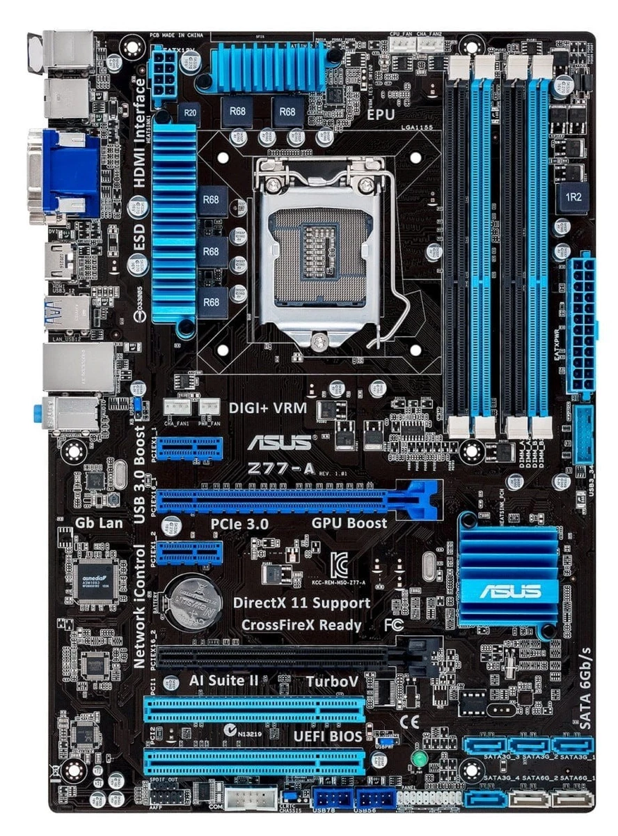 Z77 Motherboard – Tested Used / Refurbished